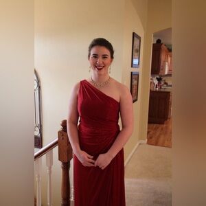 Red Formal Alex Evenings Sleeveless Gown